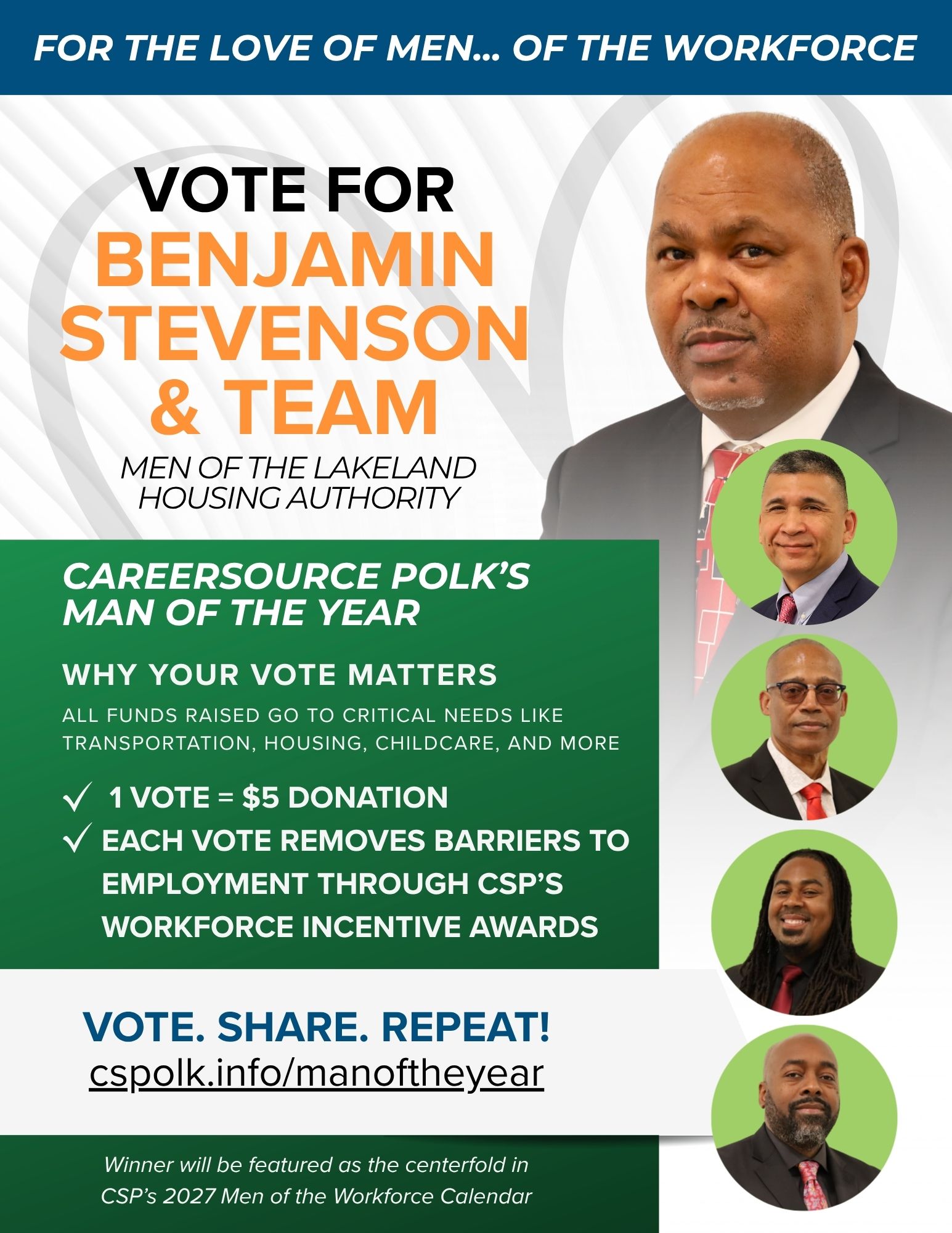 Career Source Polk's Men of the Workforce Campaign